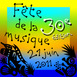 Logo officiel 30eme Fte de la Musique 2011